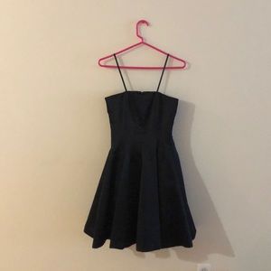 Black strapless dress by Betsey Johnson